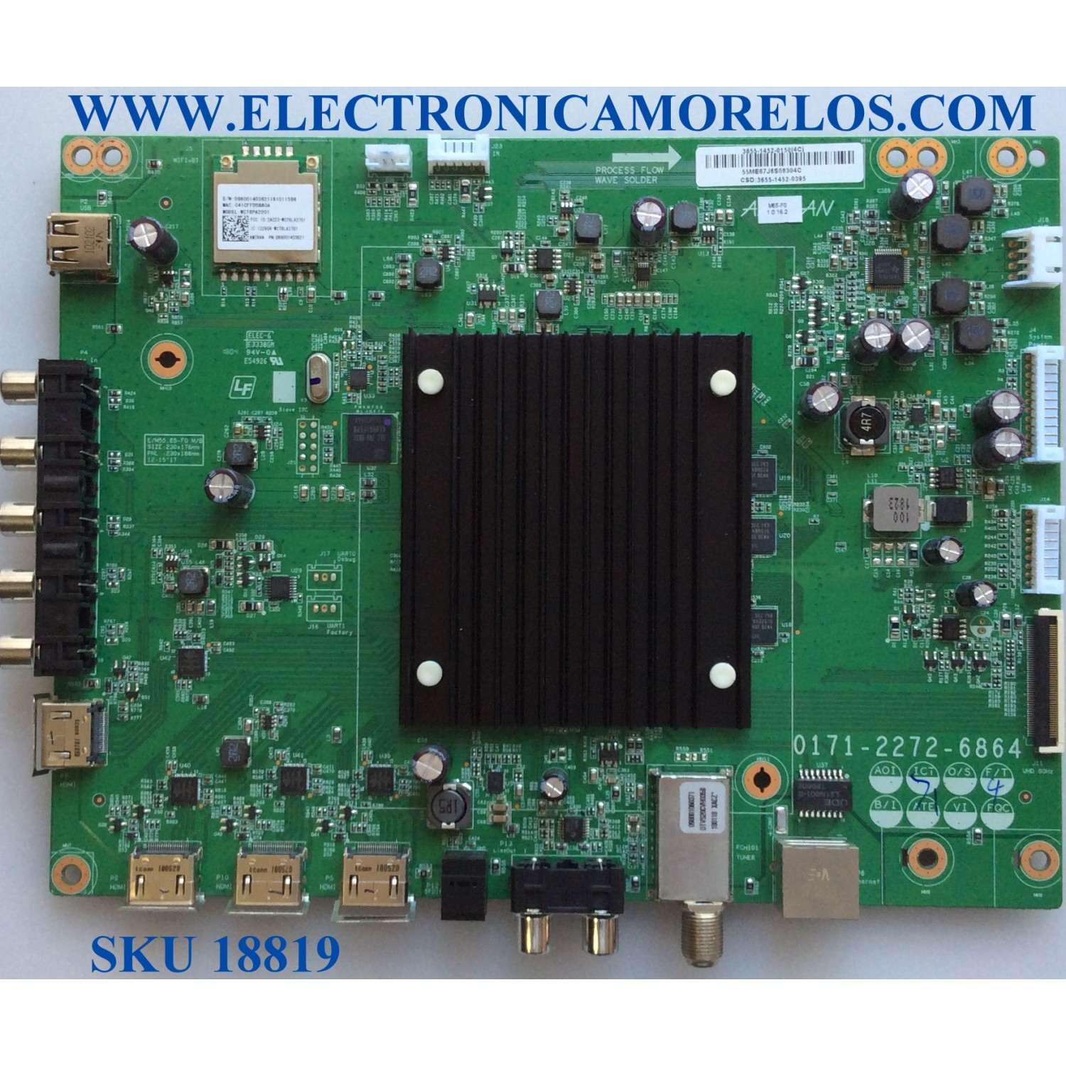 MAIN / VIZIO 3655-1452-0150 / 0171-2272-6864 / 3655-1452-0395 / MODELOS M55-F0 LAUAWZKU / M55-F0
